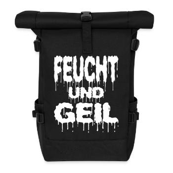 Sex Sexualität Sexy girl Sexbombe Sexist - Rolltop Rucksack - Schwarz - Vorne