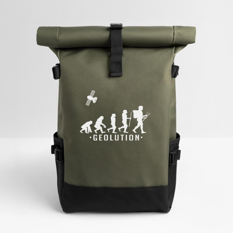 Geocaching geolution Roll Top Backpack