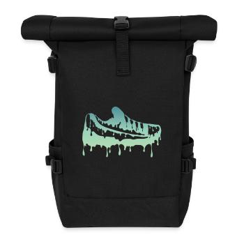 Colorful shoes - Roll Top Backpack - black - Front