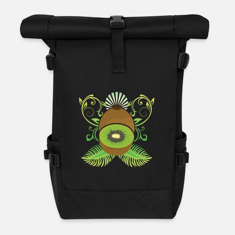 Kiwi - Sac à dos roll top - noir