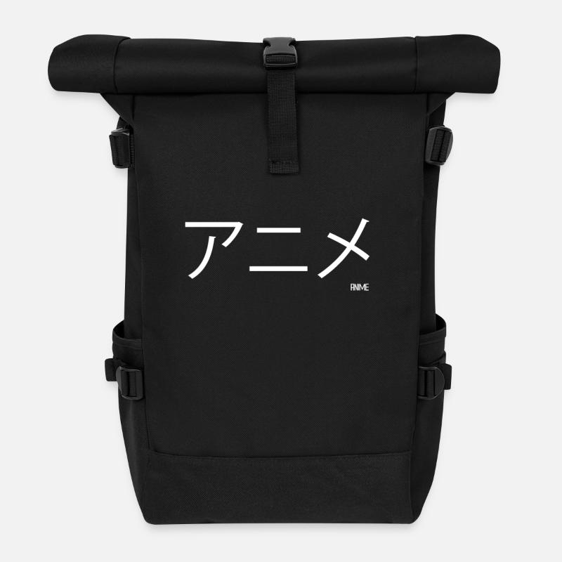 Anime Japan - Rolltop Rucksack - Schwarz