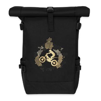 Moto d'essai - Sac à dos roll top - noir - Devant