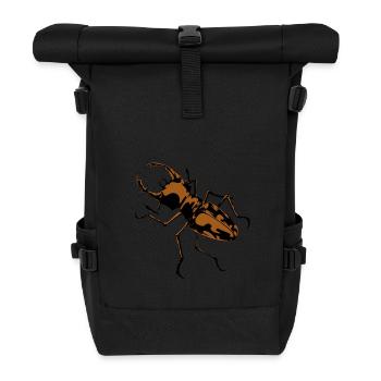 Insectes coléoptères insectes bois insectes - Sac à dos roll top - noir - Devant
