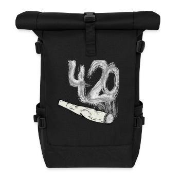 Joint - Tüte - Rauch 420 - Rolltop Rucksack - Schwarz - Vorne
