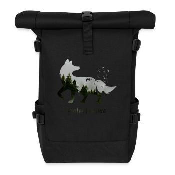 Conservation renard environnement animal cadeau - Sac à dos roll top - noir - Devant
