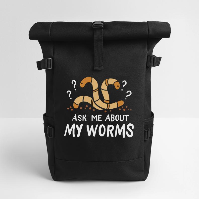 Worms Constructeurs de vers Sac à dos roll top
