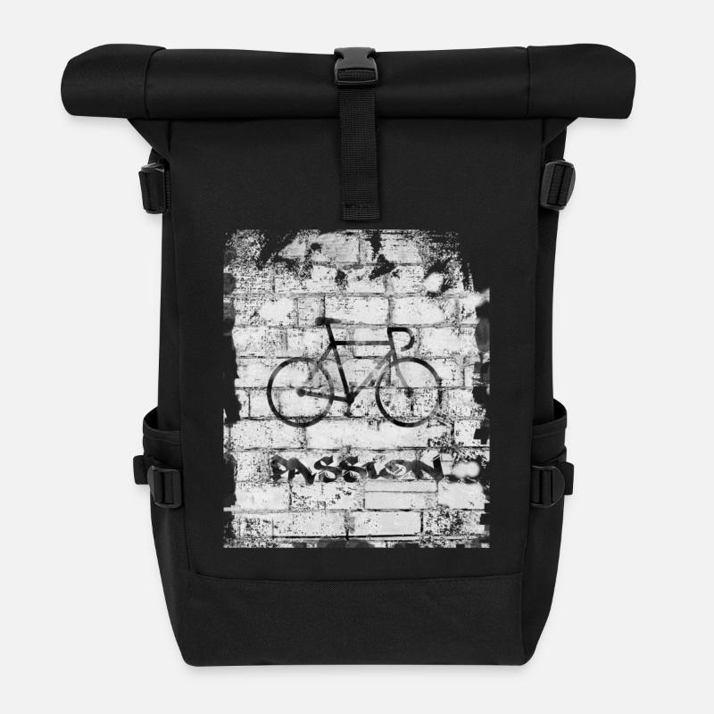 Bike - Rolltop Rucksack - Schwarz