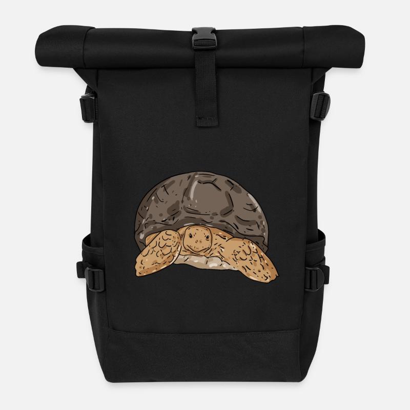 tortue - Sac à dos roll top - noir
