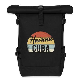 Havana Cuba - Sac à dos roll top - noir - Devant