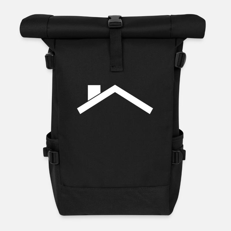 Toit - Sac à dos roll top - noir