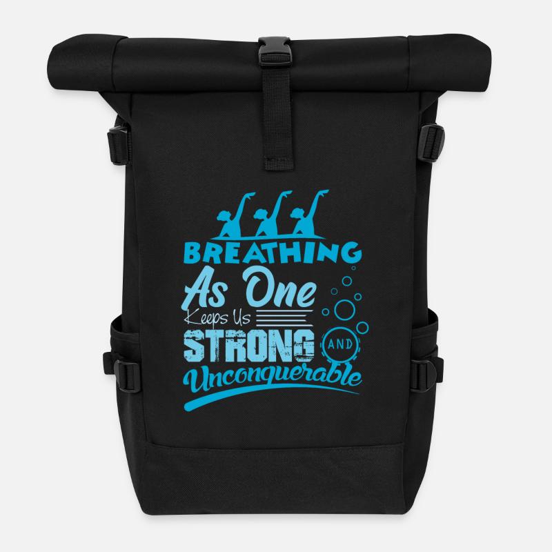 Synchronschwimmen - Rolltop Rucksack - Schwarz