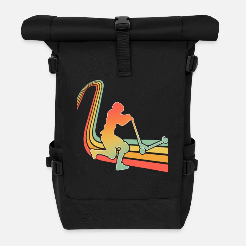 Scooter - Rolltop Rucksack - Schwarz