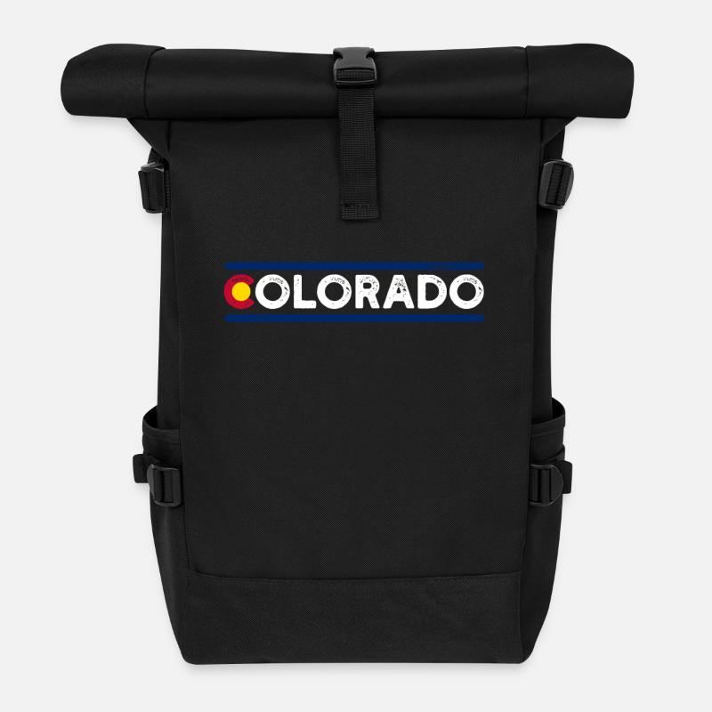 Colorado - Sac à dos roll top - noir