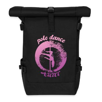 Pole dance tante - Rolltop Rucksack - Schwarz - Vorne