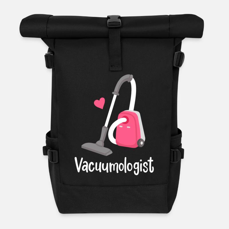 Staubsauger Staubsaugen - Rolltop Rucksack - Schwarz