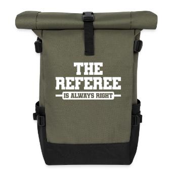 Schiedsrichter - Rolltop Rucksack - Olive/Schwarz - Vorne