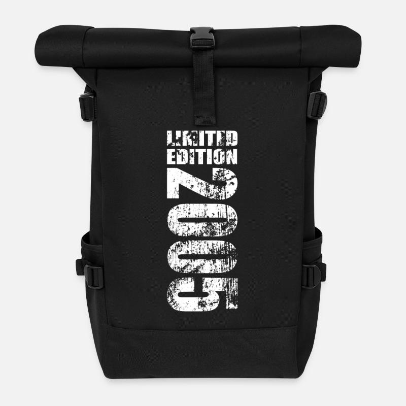 Limited Edition 2005 Grunge Geburtstag 2005 - Rolltop Rucksack - Schwarz