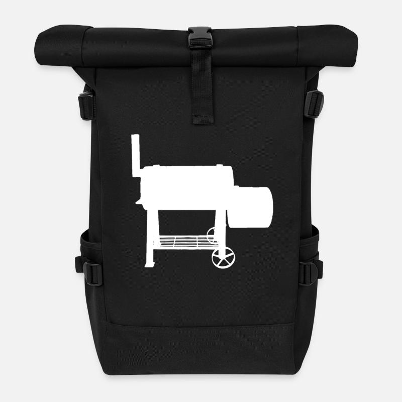 Grillen Grill BBQ - Rolltop Rucksack - Schwarz