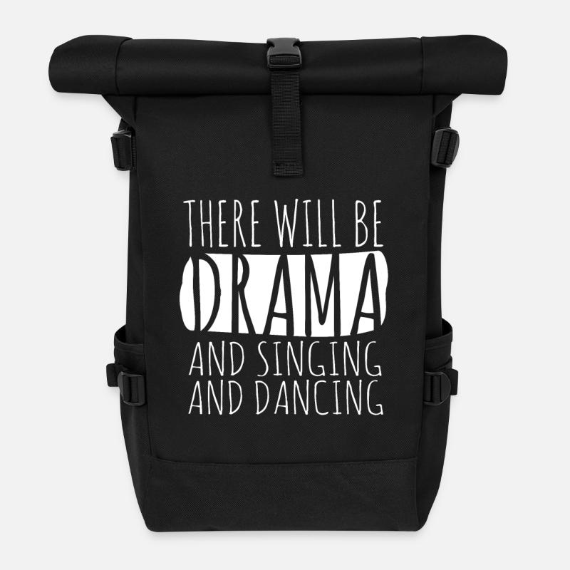 Theater Schauspieler Schauspielerin - Rolltop Rucksack - Schwarz