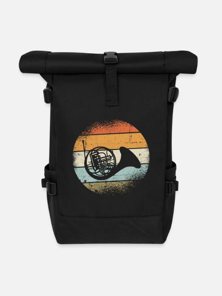 Horn - Rolltop Rucksack - Schwarz