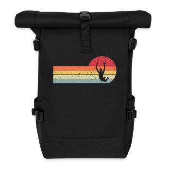 Gymnastics Rings - Roll Top Backpack - black - Front