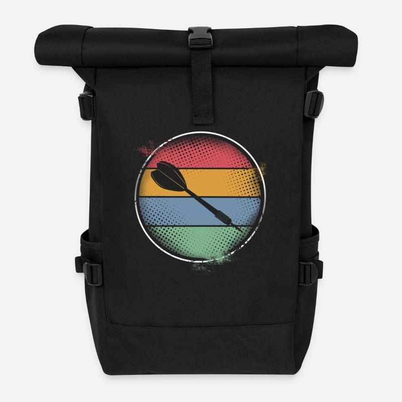 Dart - Rolltop Rucksack - Schwarz