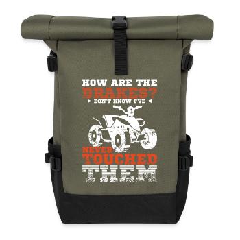 Brakes Quad Atv - Rolltop Rucksack - Olive/Schwarz - Vorne