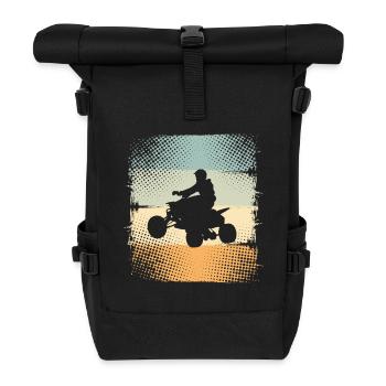 Quad bike - Roll Top Backpack - black - Front