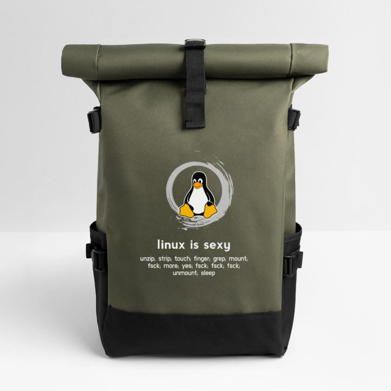 Computer Admin pc Programmierer Code System Humor Rolltop Rucksack
