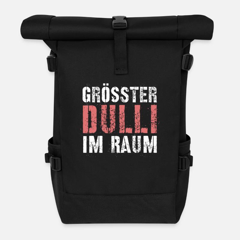 Dulli - Rolltop Rucksack - Schwarz