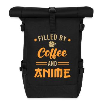Anime - Roll Top Backpack - black - Front