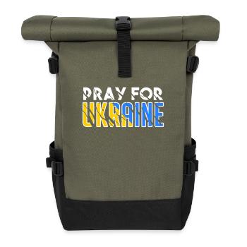 Ukraine - Sac à dos roll top - olive/noir - Devant