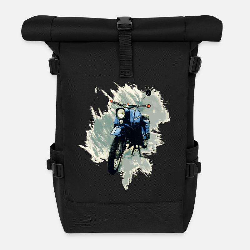 Simson Schwalbe - Rolltop Rucksack - Schwarz