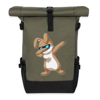 Danse hip-hop Bunny - Sac à dos roll top - olive/noir - Devant