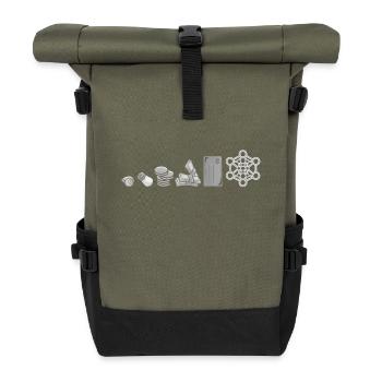 DeFi Évolution de la finance décentralisée de l’argent BTC - Sac à dos roll top - olive/noir - Devant