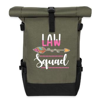 Anwältin Gruppe - Rolltop Rucksack - Olive/Schwarz - Vorne