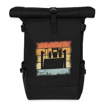 Craftsman Gift - Roll Top Backpack - black - Front