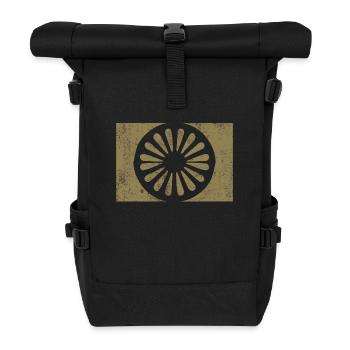 Rome Romni Roma Flag Proud Rome - Roll Top Backpack - black - Front