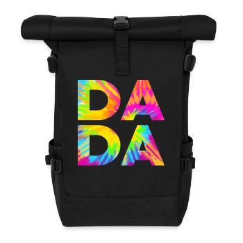 Dad - Rolltop Rucksack - Schwarz - Vorne