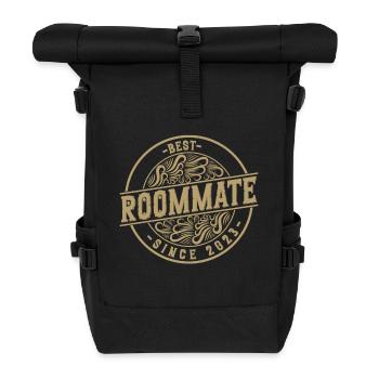 Best roommate since 2023 love your roomates - Roll Top Backpack - black - Front