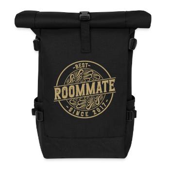 Best roommate since 2017 love your roomates - Roll Top Backpack - black - Front