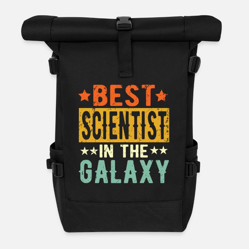 Meilleur scientifique de tous les temps Cadeau de scientifique - Sac à dos roll top - noir