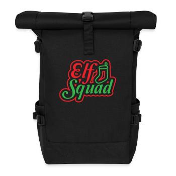 Elven Troupe Ugly Christmas - Roll Top Backpack - black - Front