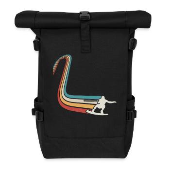 Wakeskate Wakeskating Wakeskater Wakeboard - Sac à dos roll top - noir - Devant