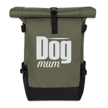 Mère de chien - Sac à dos roll top - olive/noir - Devant