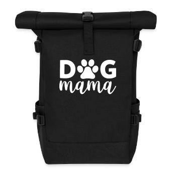 Hundemama - Rolltop Rucksack - Schwarz - Vorne