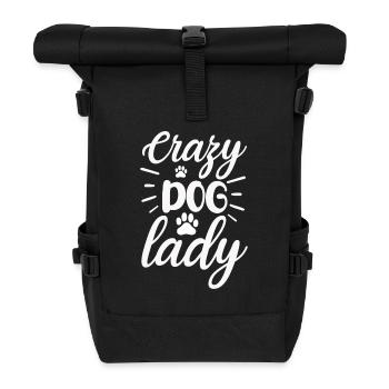 Chienne folle - Sac à dos roll top - noir - Devant