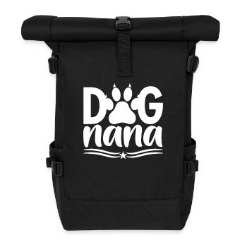 Chiens Grand-mère - Sac à dos roll top - noir - Devant