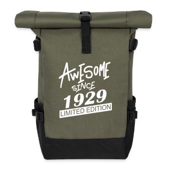 1929 - Born 1929 - Roll Top Backpack - olive/black - Front