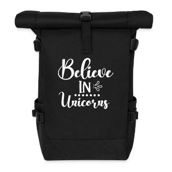 Croyance en la licorne Licorne - Sac à dos roll top - noir - Devant